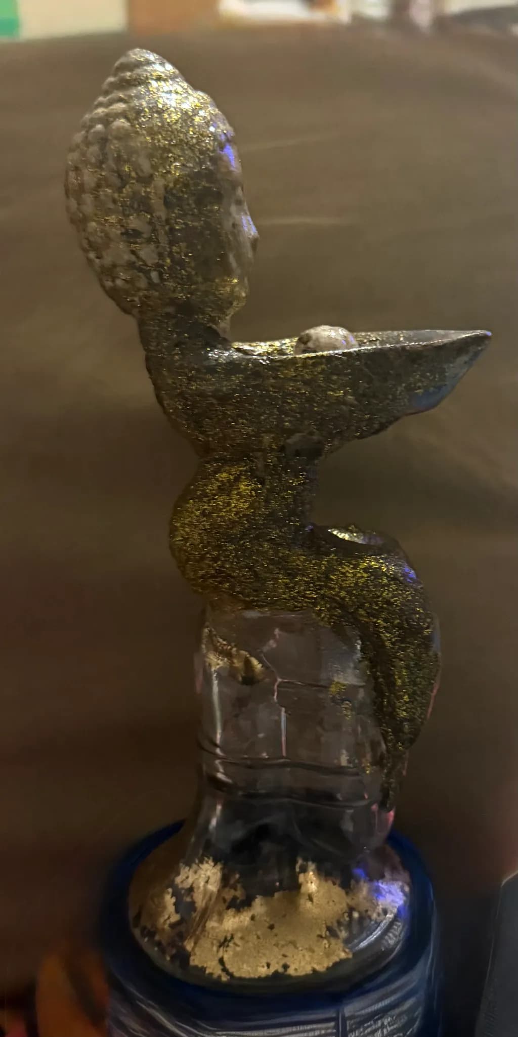 Golden Seated Figure