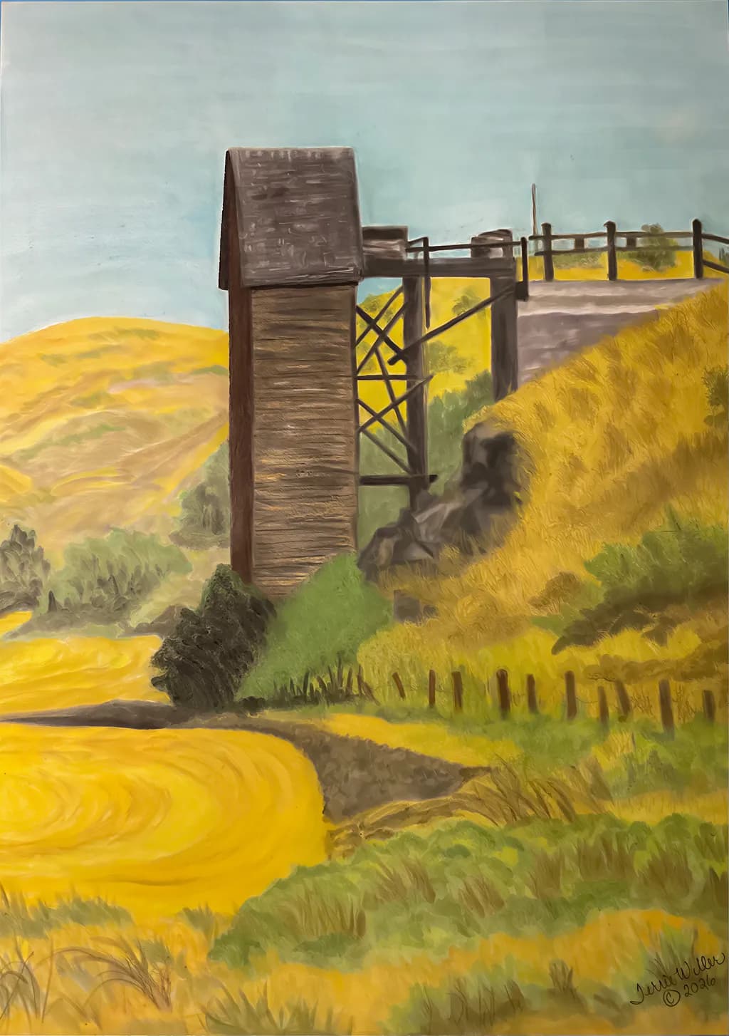 Golden Field Gate