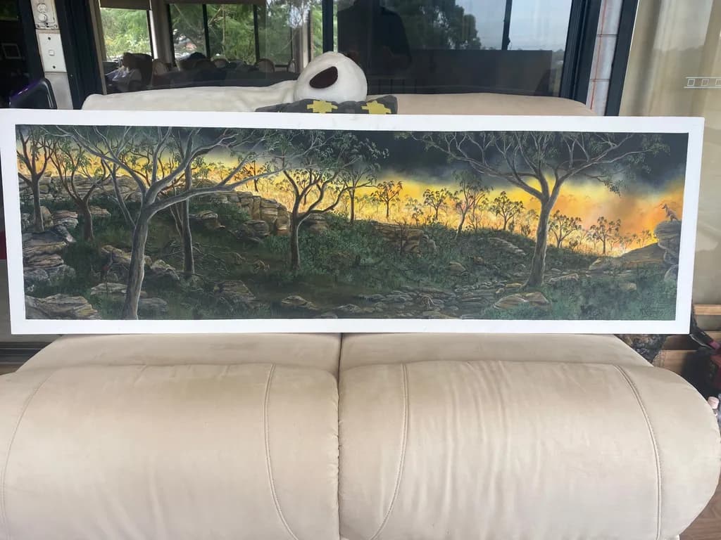 Twilight Woodland Panorama