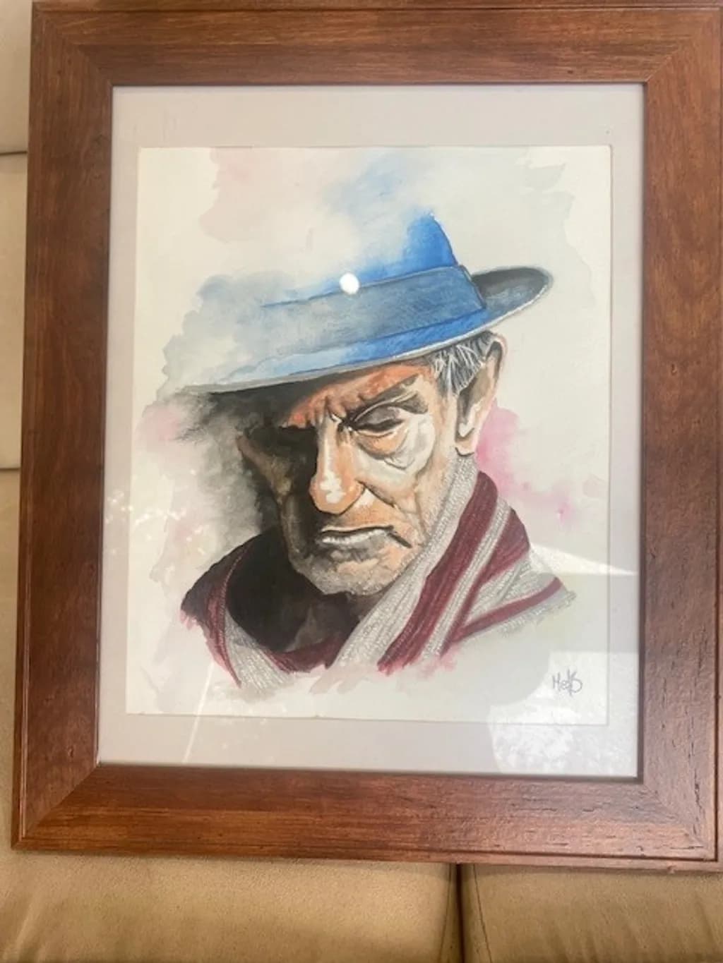 Blue Hat Gaze