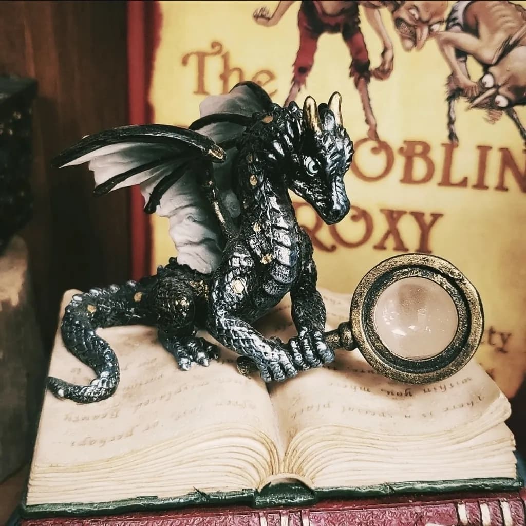 Dragon Book Figurine