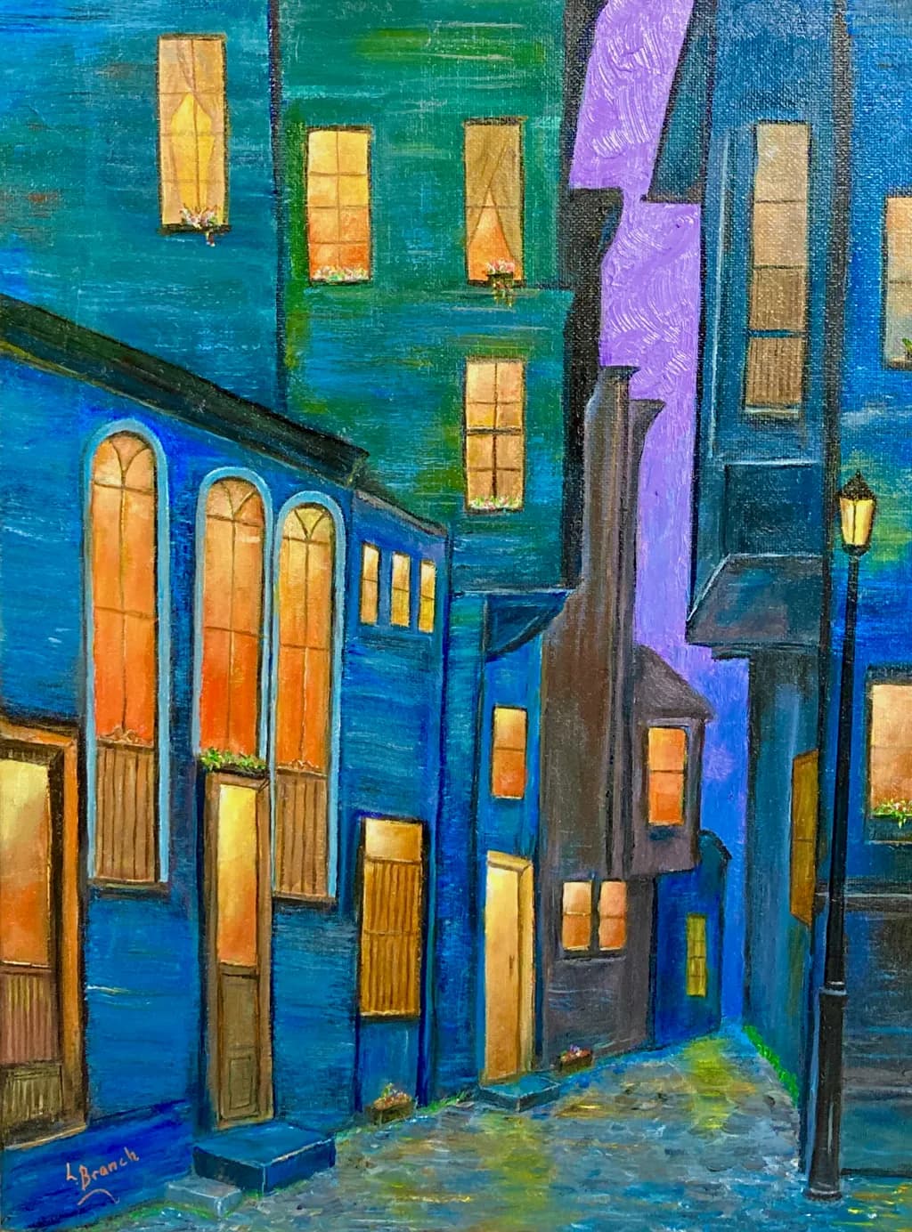Blue Alley Glow