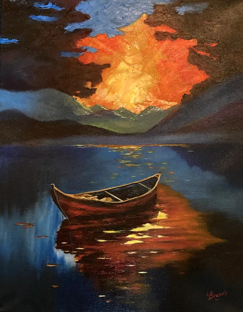 Fiery Reflection