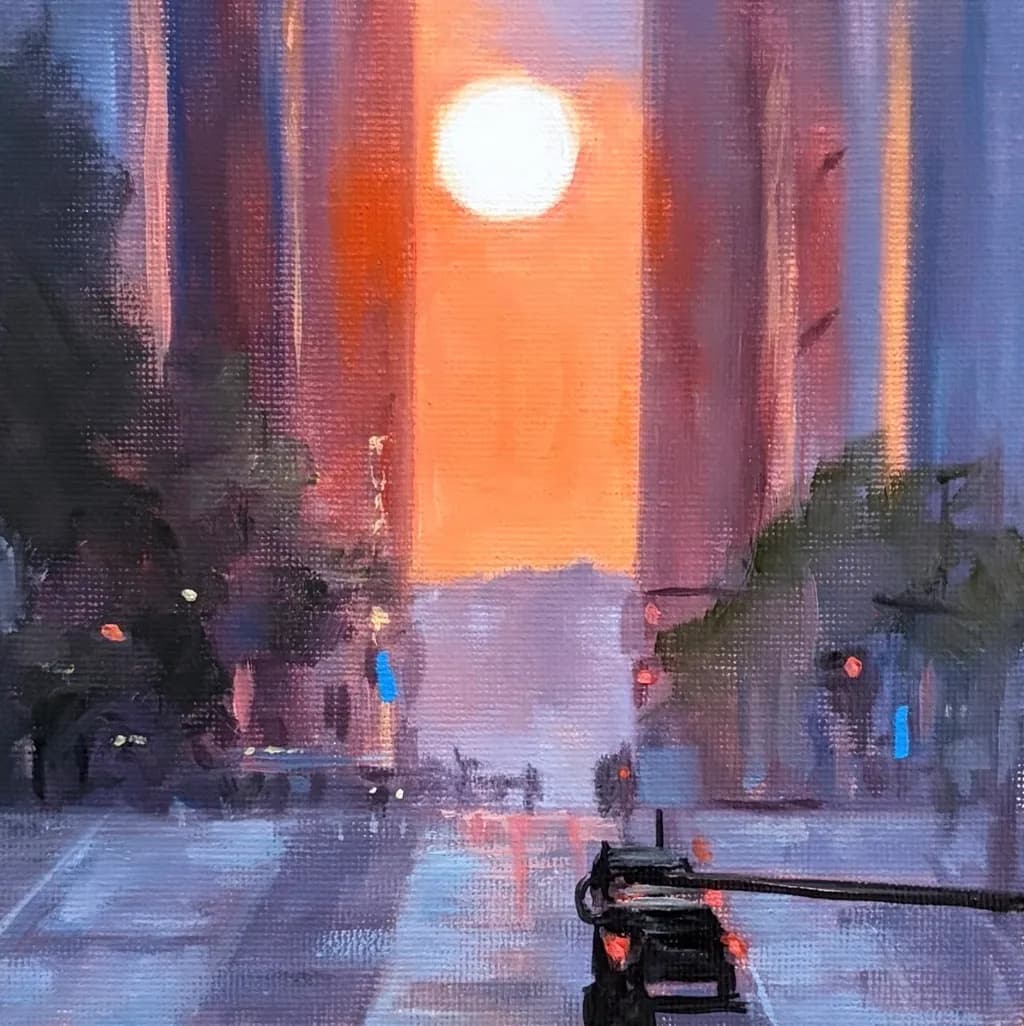 Sunset Cityscape