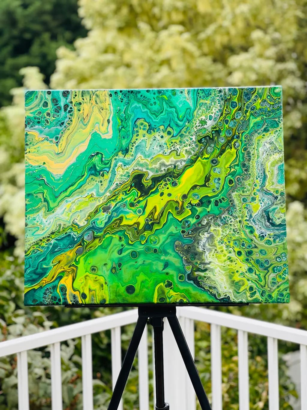 Abstract Green Flow