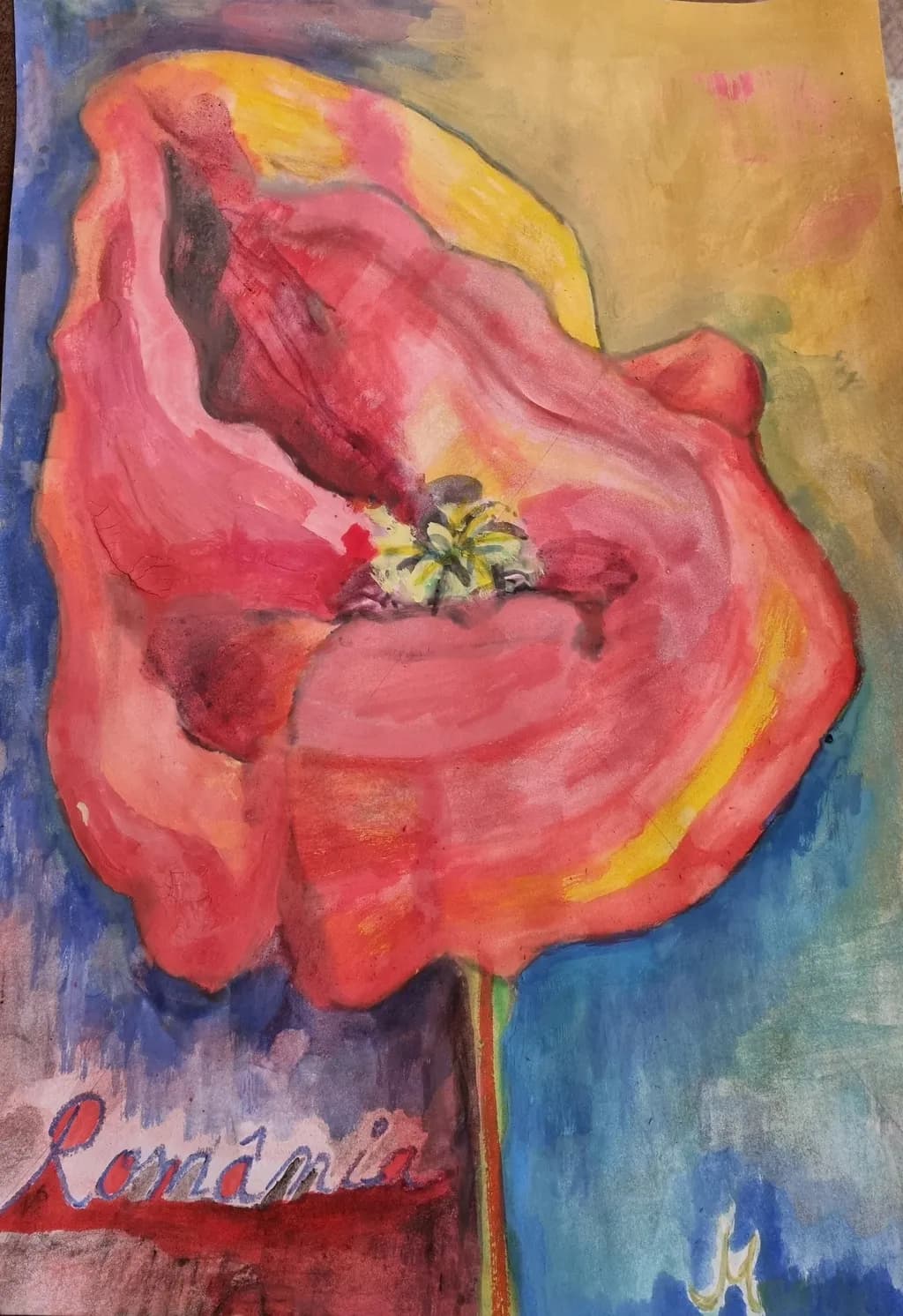 Abstract Flower Close-Up