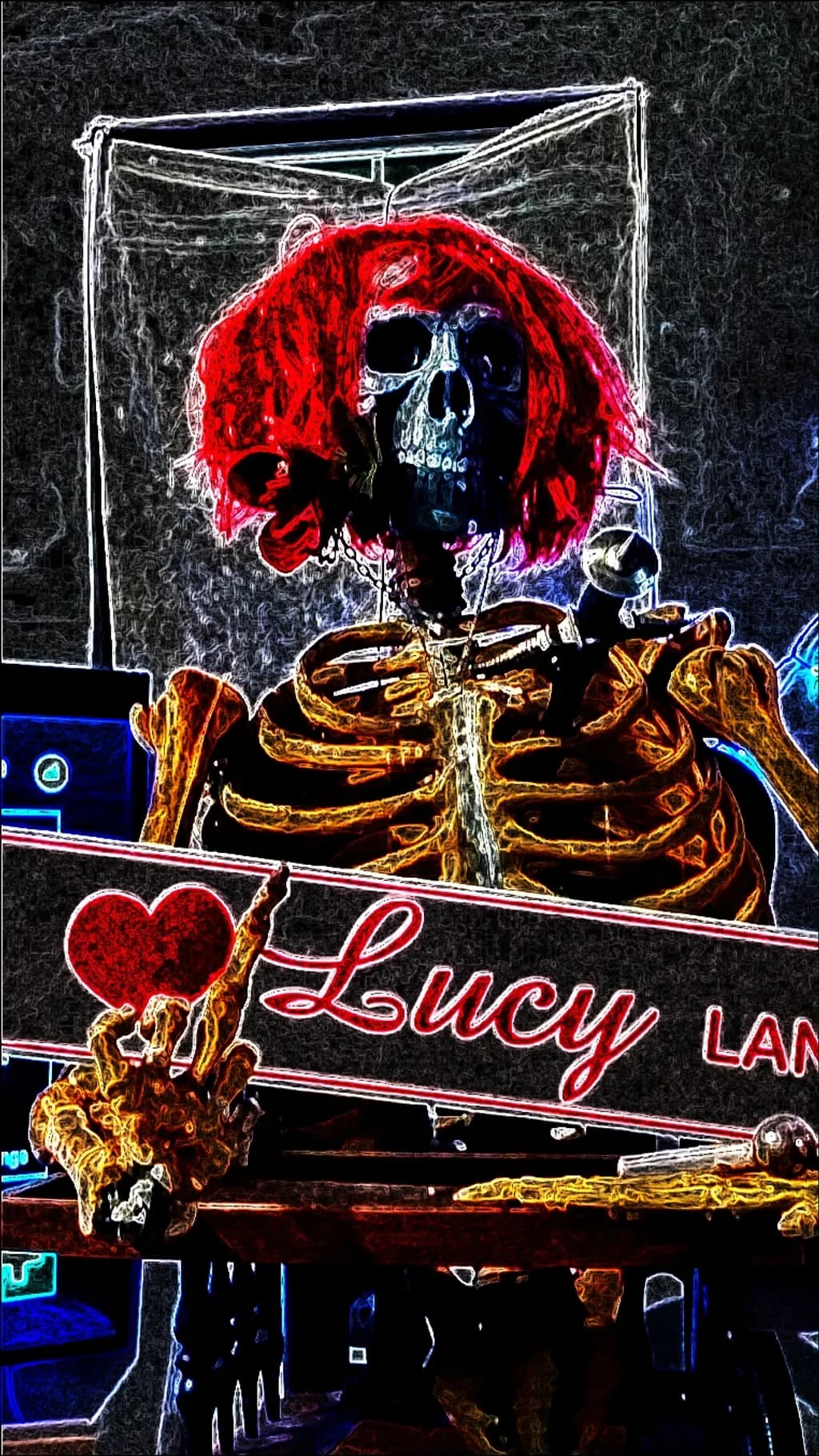 Lucy Lane Neon Bones