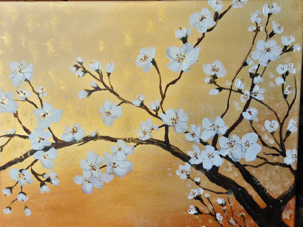 Golden Blossom Branch