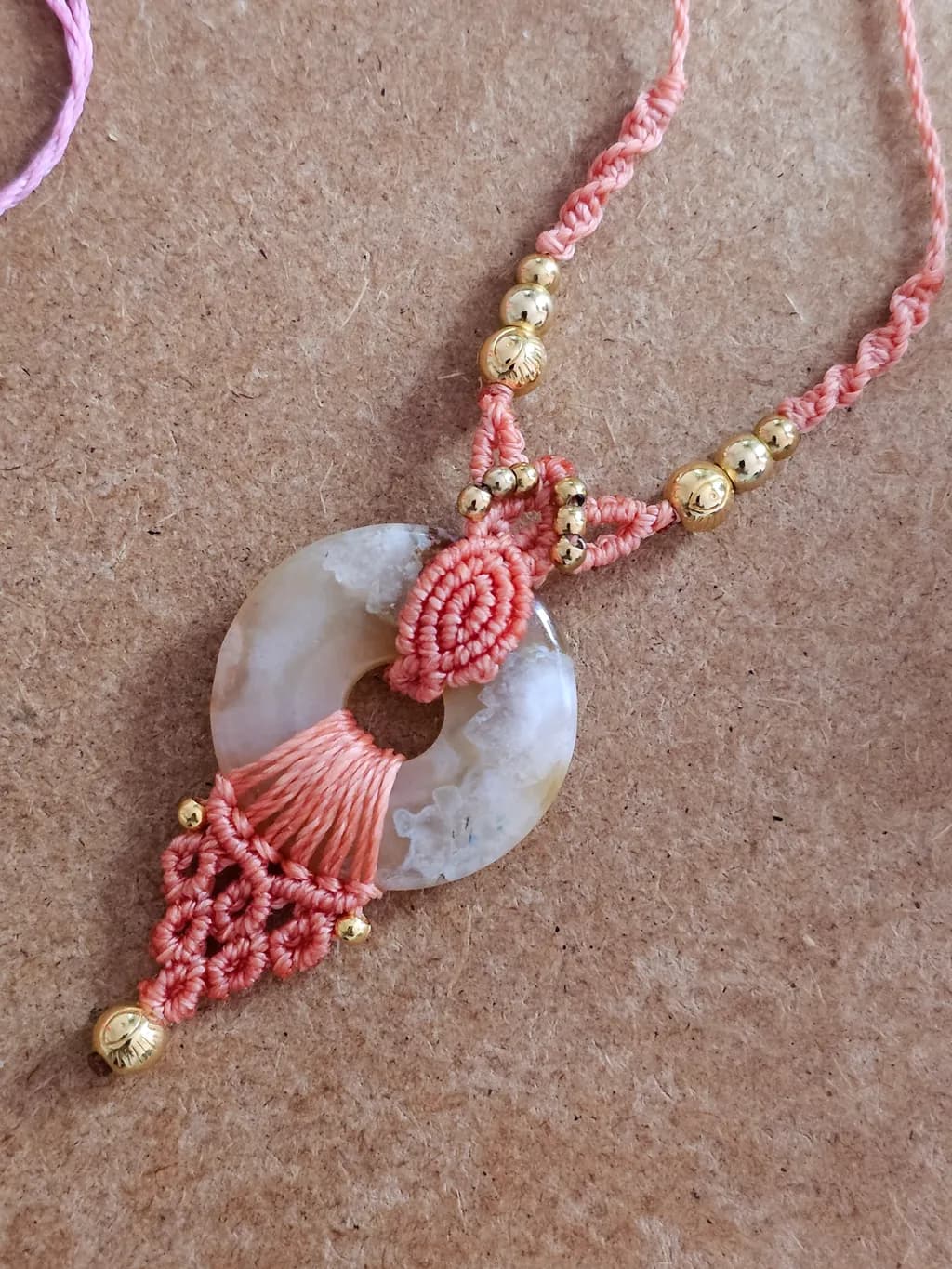Coral Vein Pendant