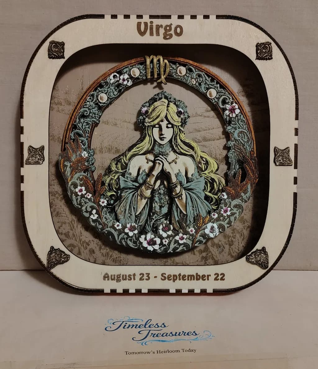 Virgo Zodiac Emblem