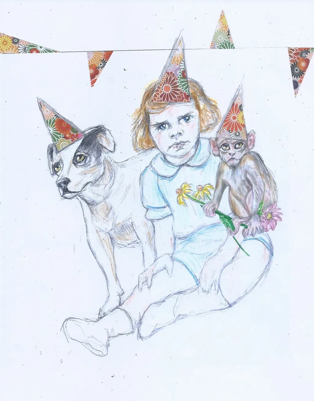 Floral Party Trio