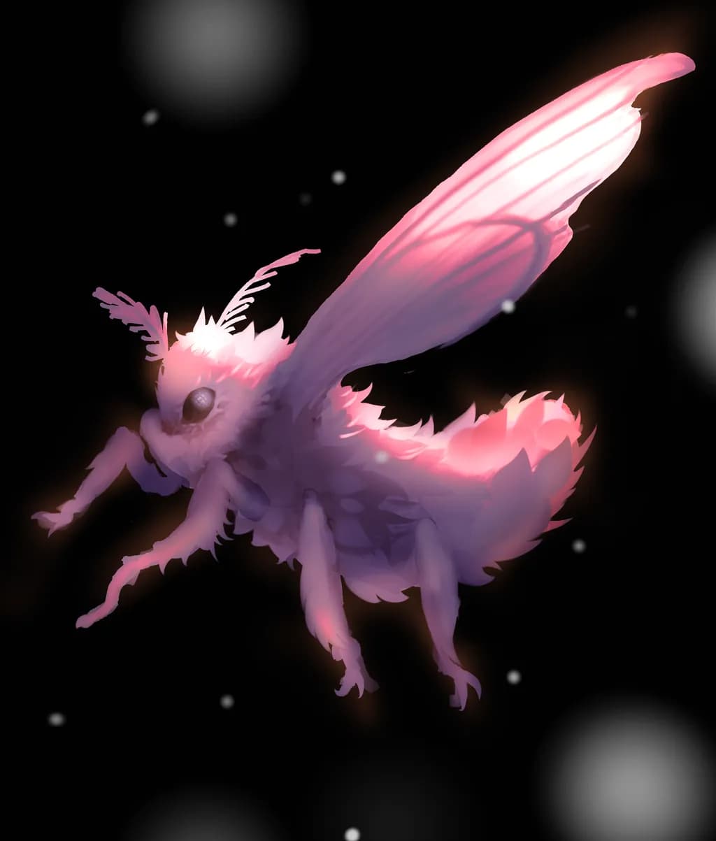 Glowing Moth
