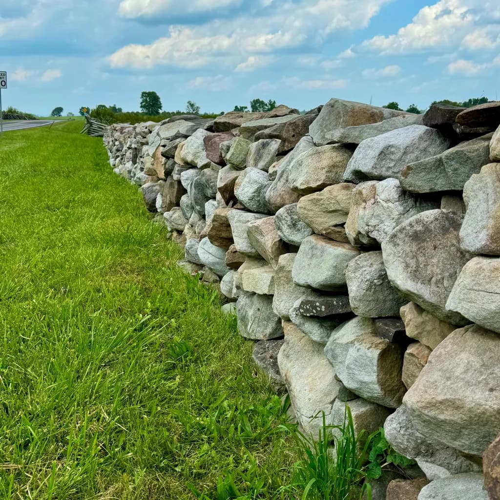 Rustic Stone Barrier