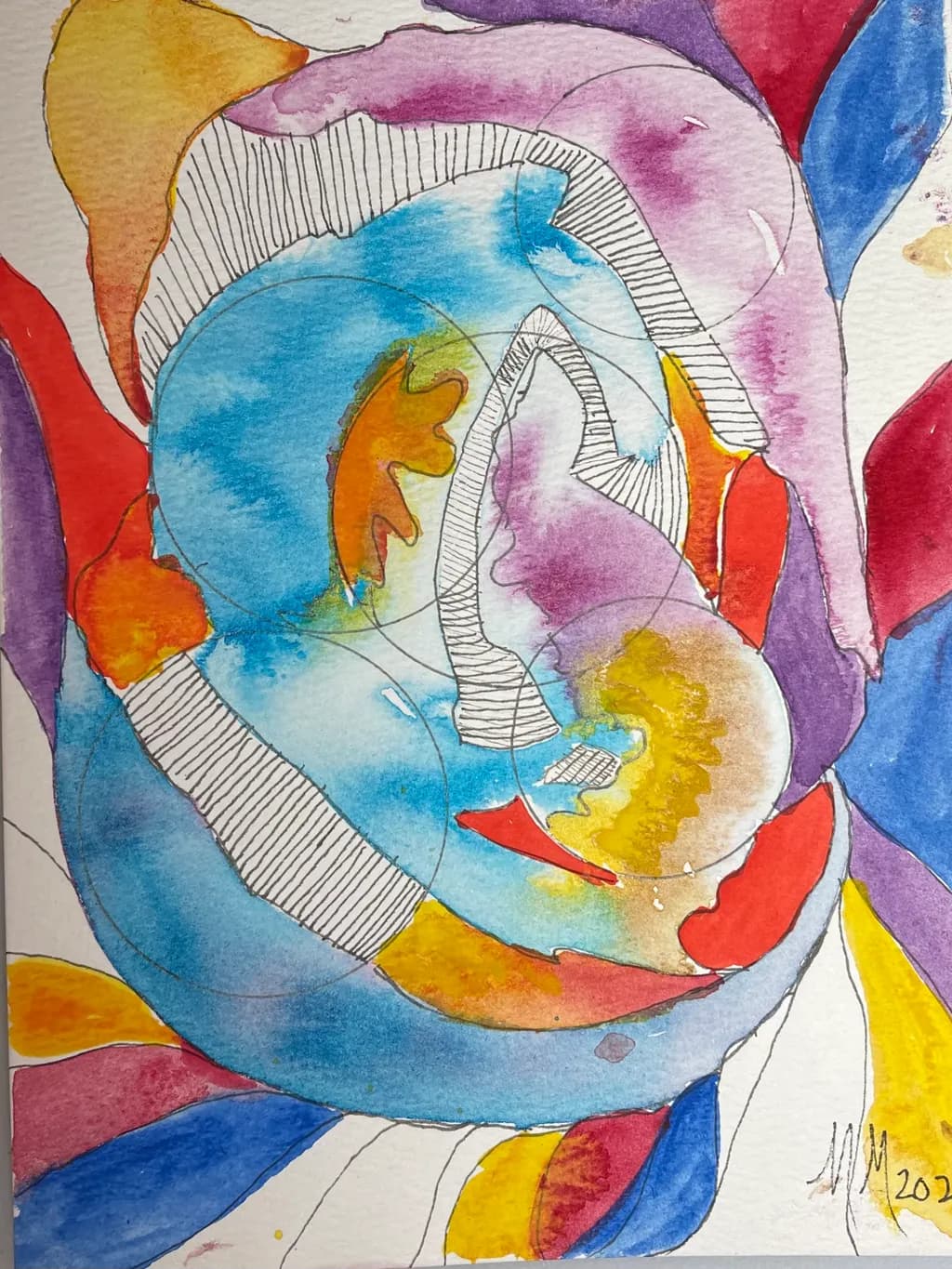 Colorful Abstract Composition
