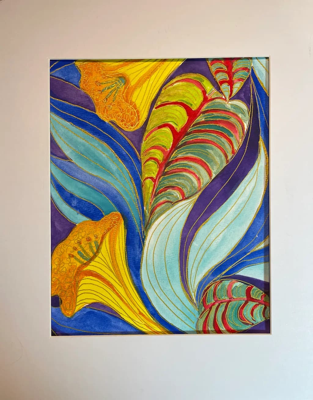 Colorful Floral Leaves