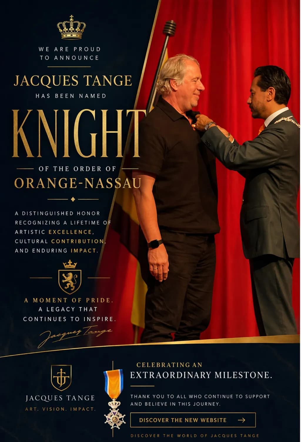 Knight of Orange-Nassau Ceremony