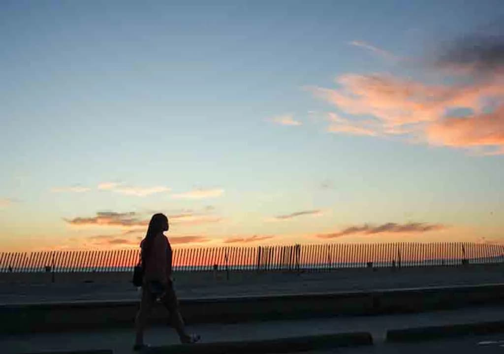 Evening Beach Stroll