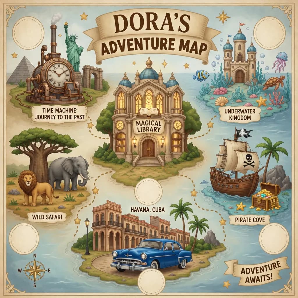 Dora's Adventure Map