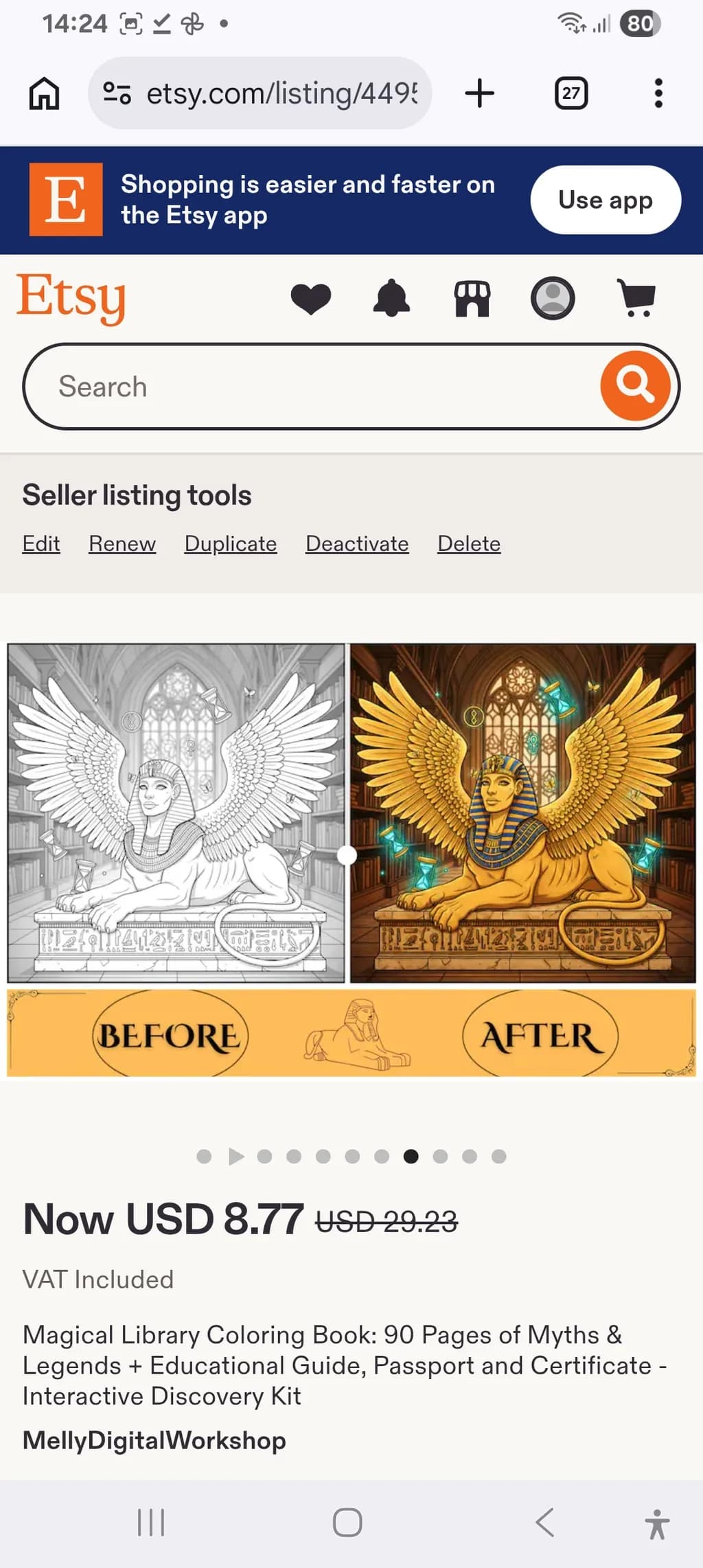 Mythic Library Coloring Kit