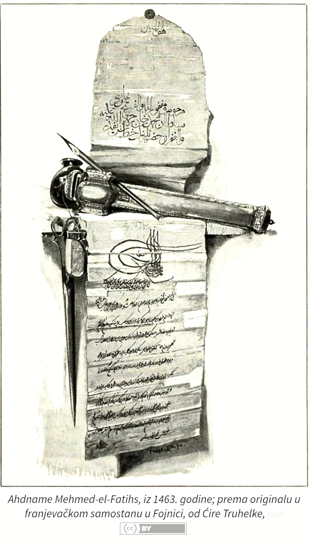 1463 Ahdname Manuscript