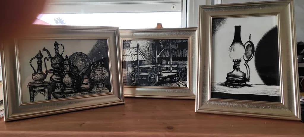 Vintage Still Life Trio