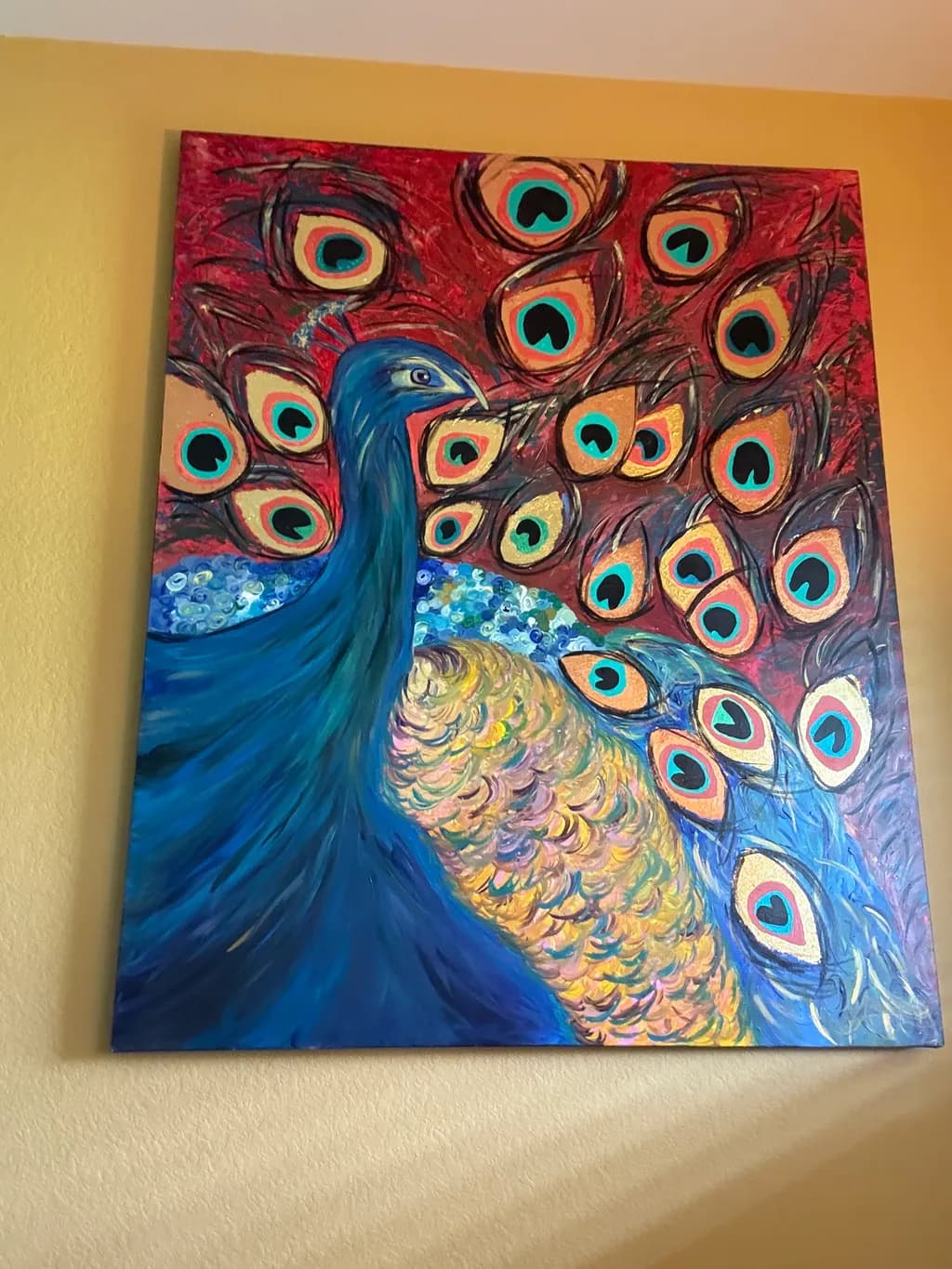 Peacock Display