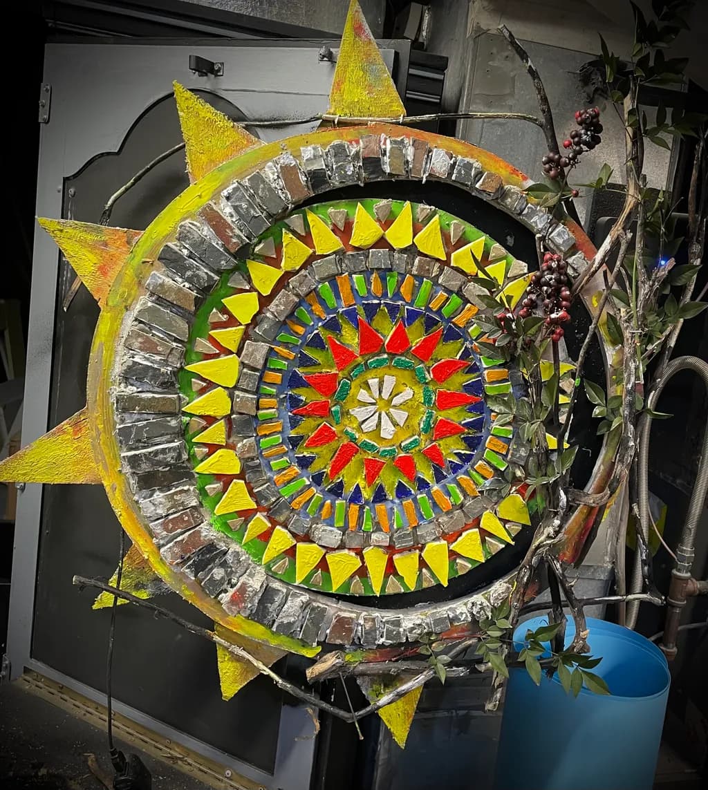 Solar Mosaic Mandala