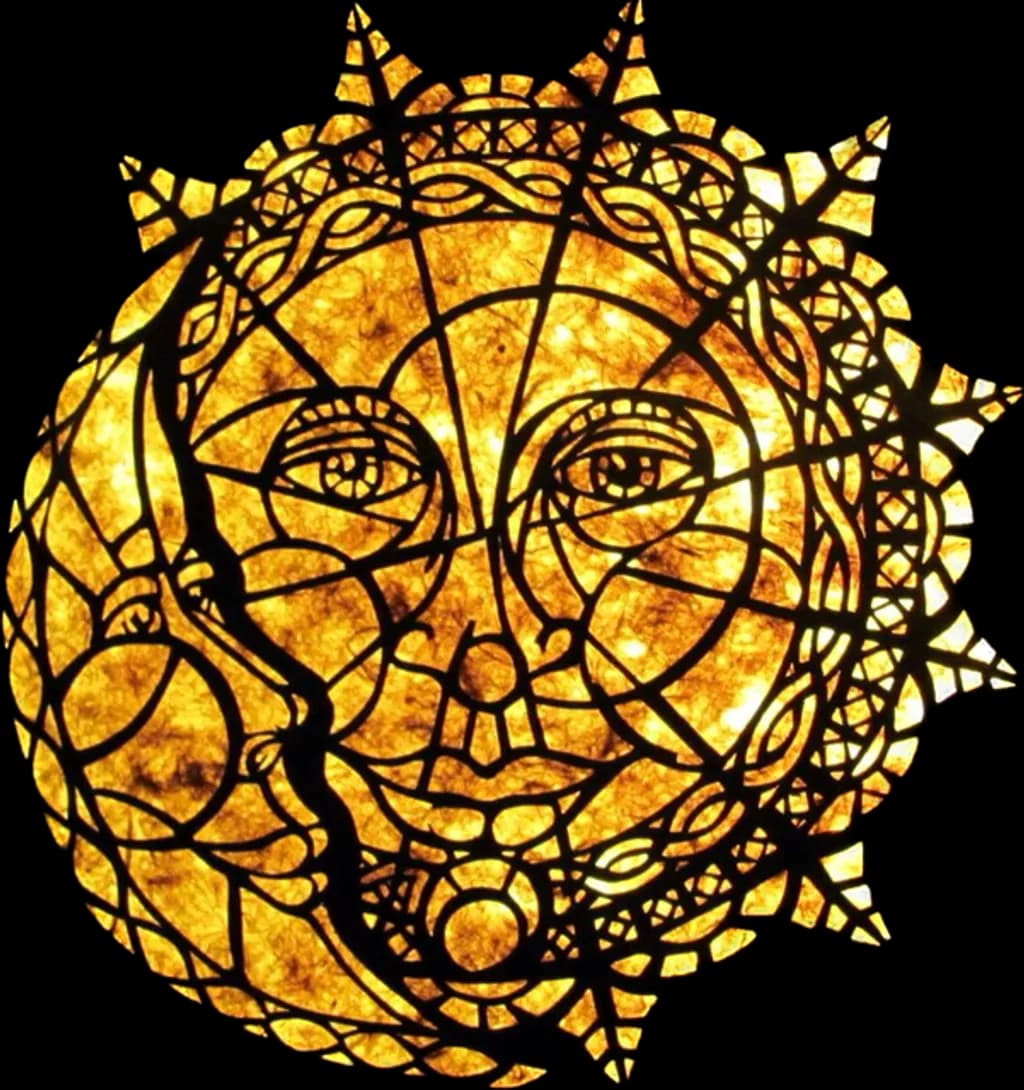 Sun and Moon Embrace