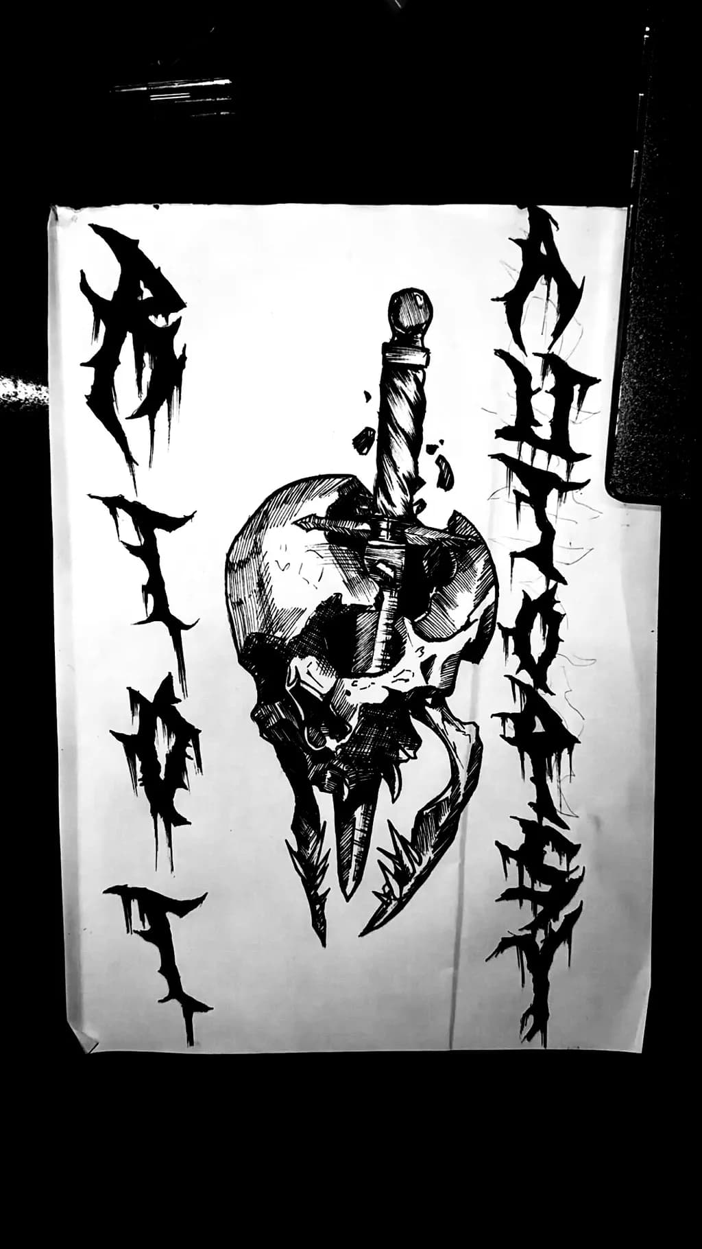 Daggered Skull