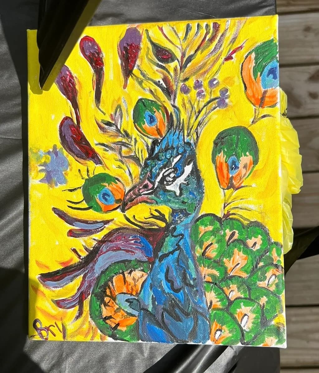 Radiant Peacock