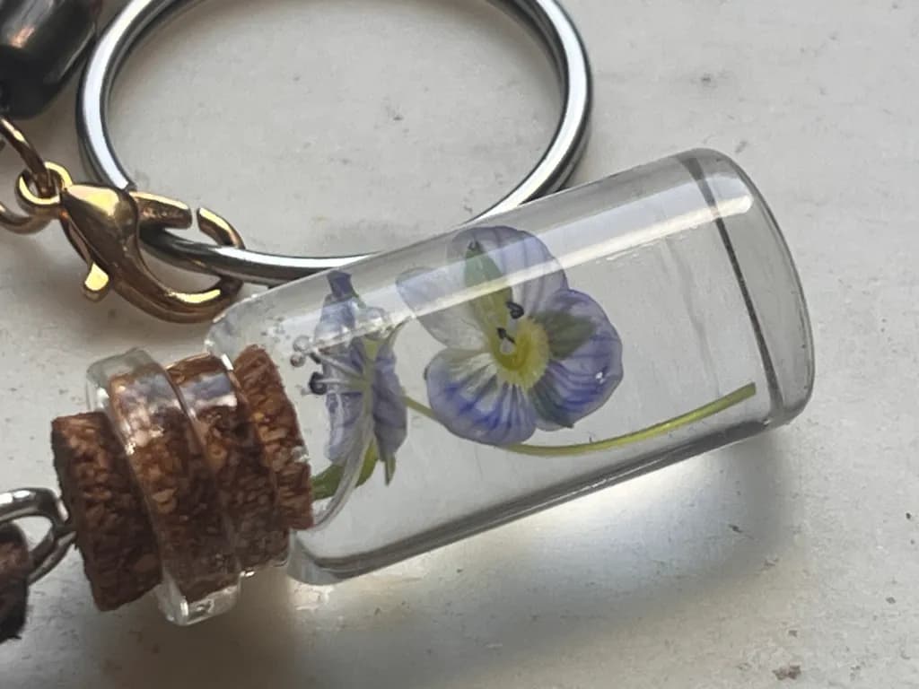 Preserved Bloom Keychain