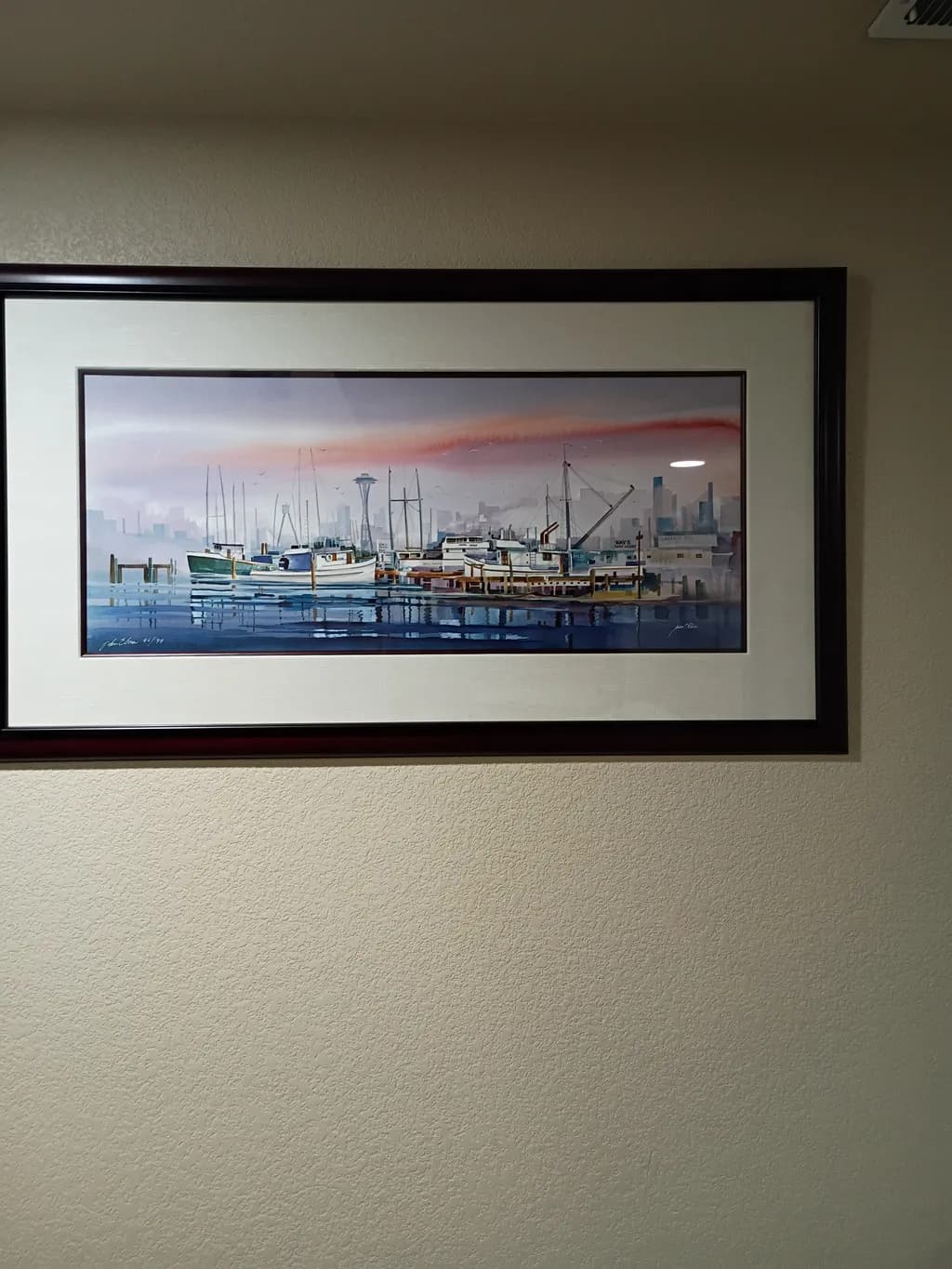Harbor Skyline Reflections