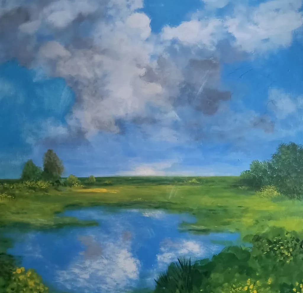 Quiet Pond Reflection