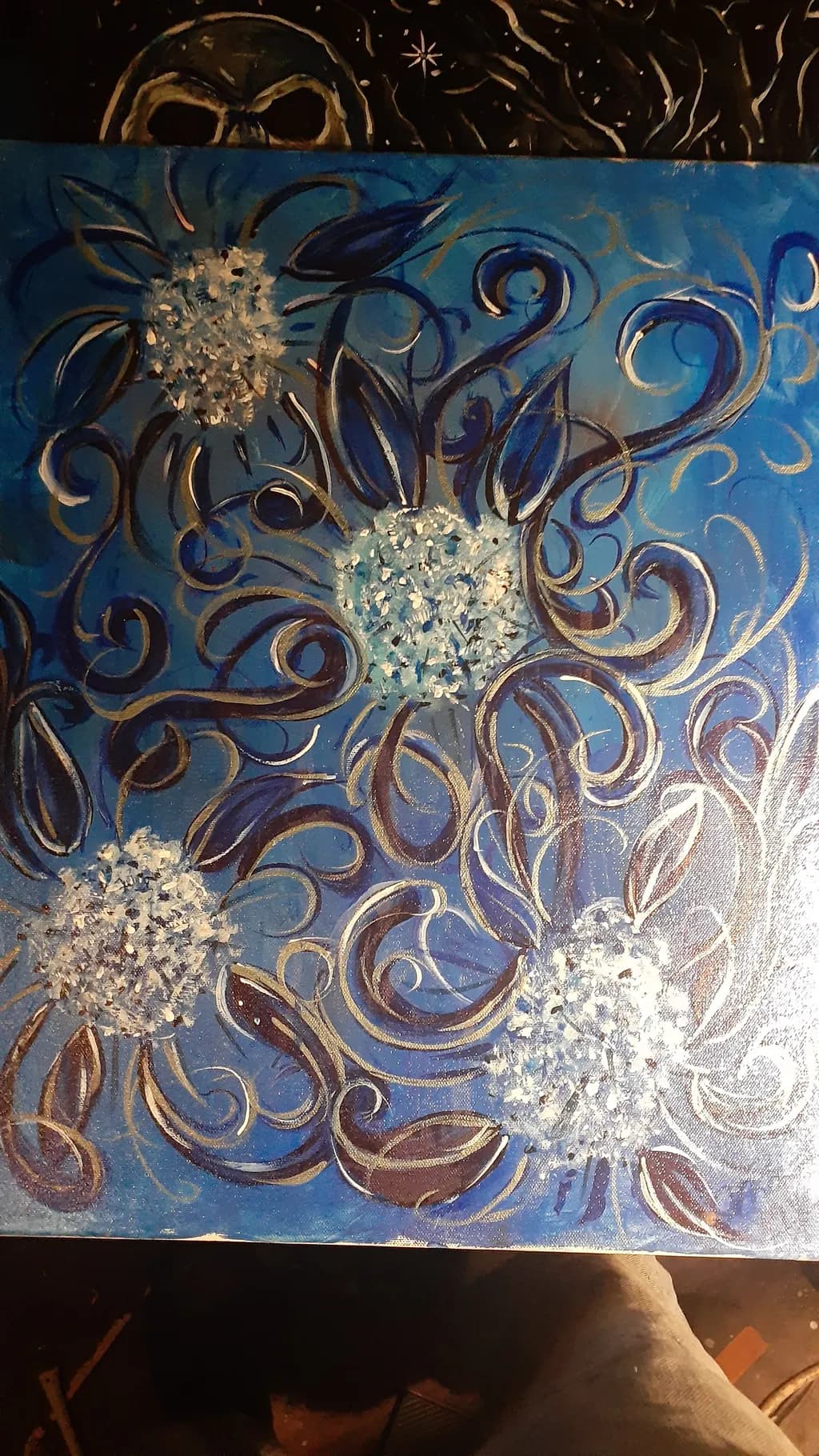 Blue Swirl Blooms