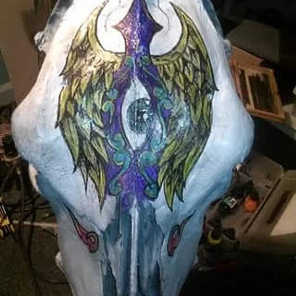 Winged Vision Skull