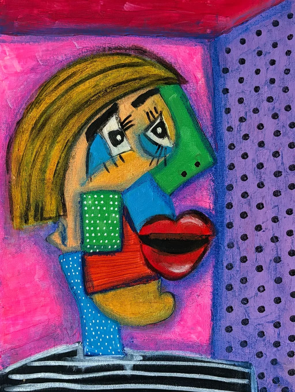 My Picasso N_2 – Profile in Pink Space