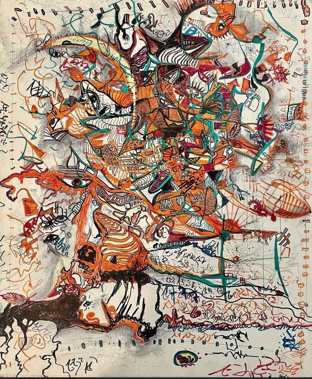 Chaotic Abstract Sketch