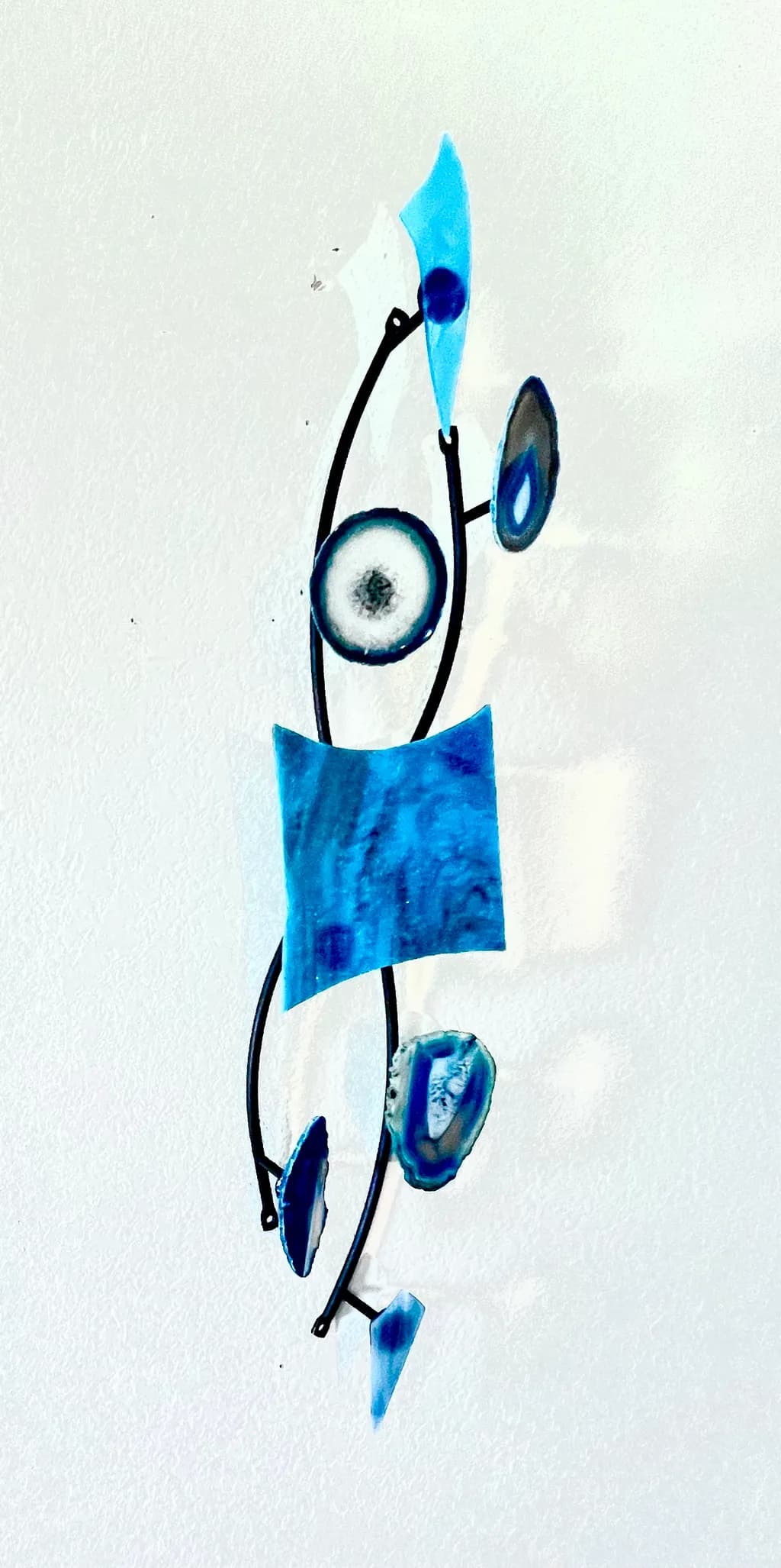 Blue Geometric Harmony
