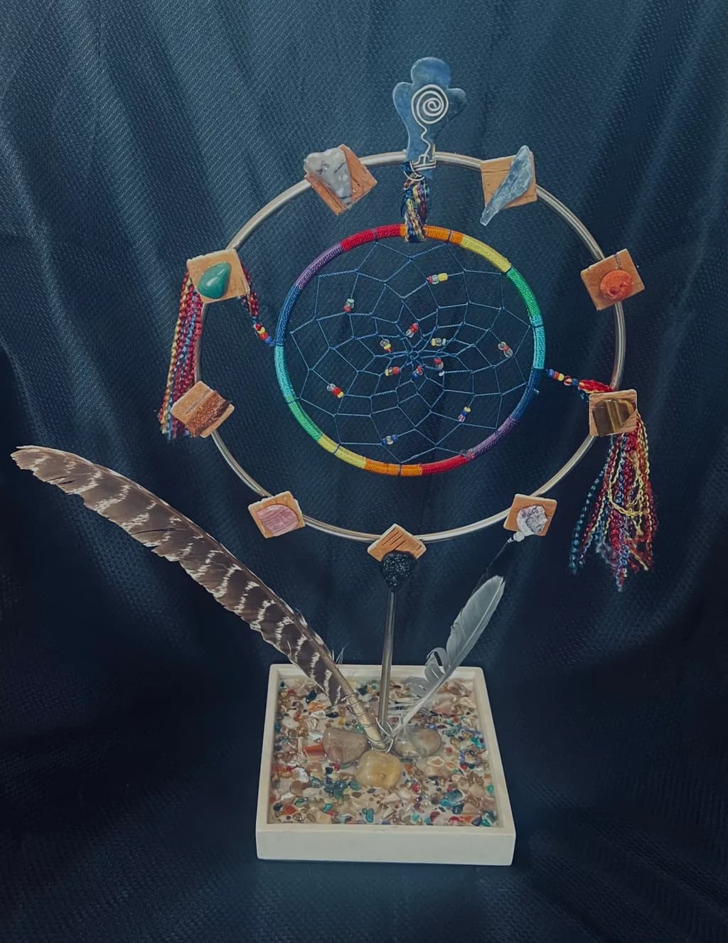 Crystal Compass Dreamcatcher