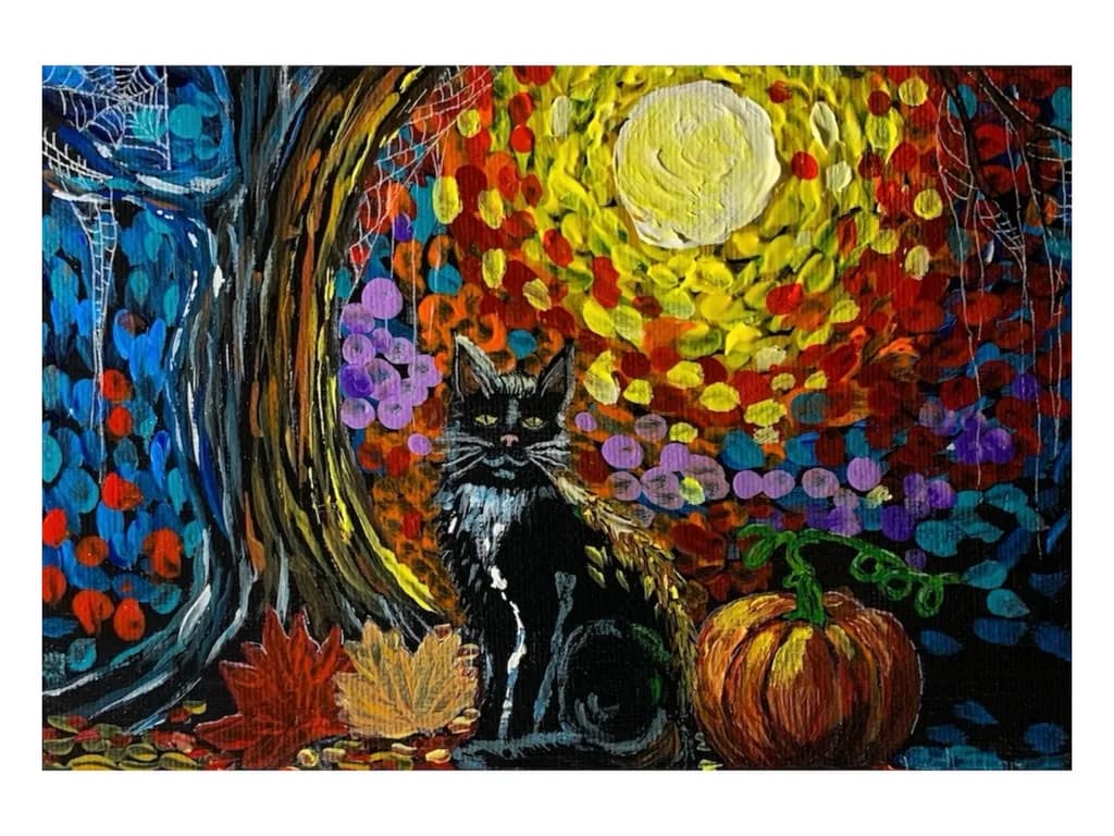 Moonlit Autumn Guardian