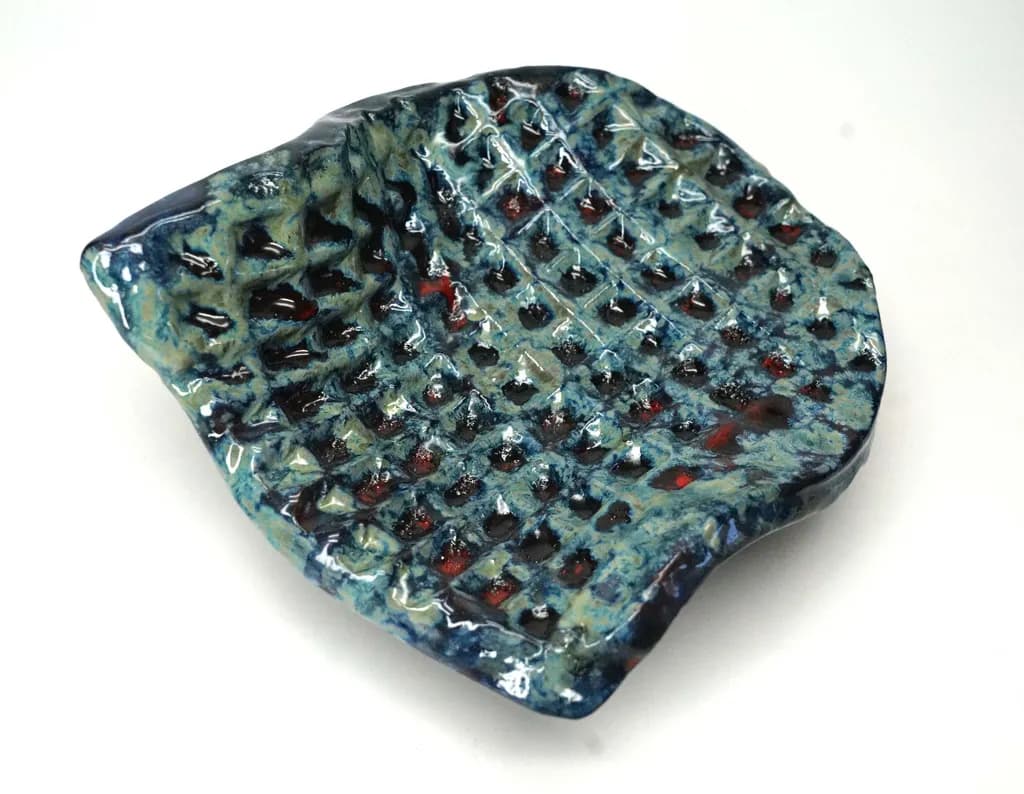 Textured Ceramic Dish