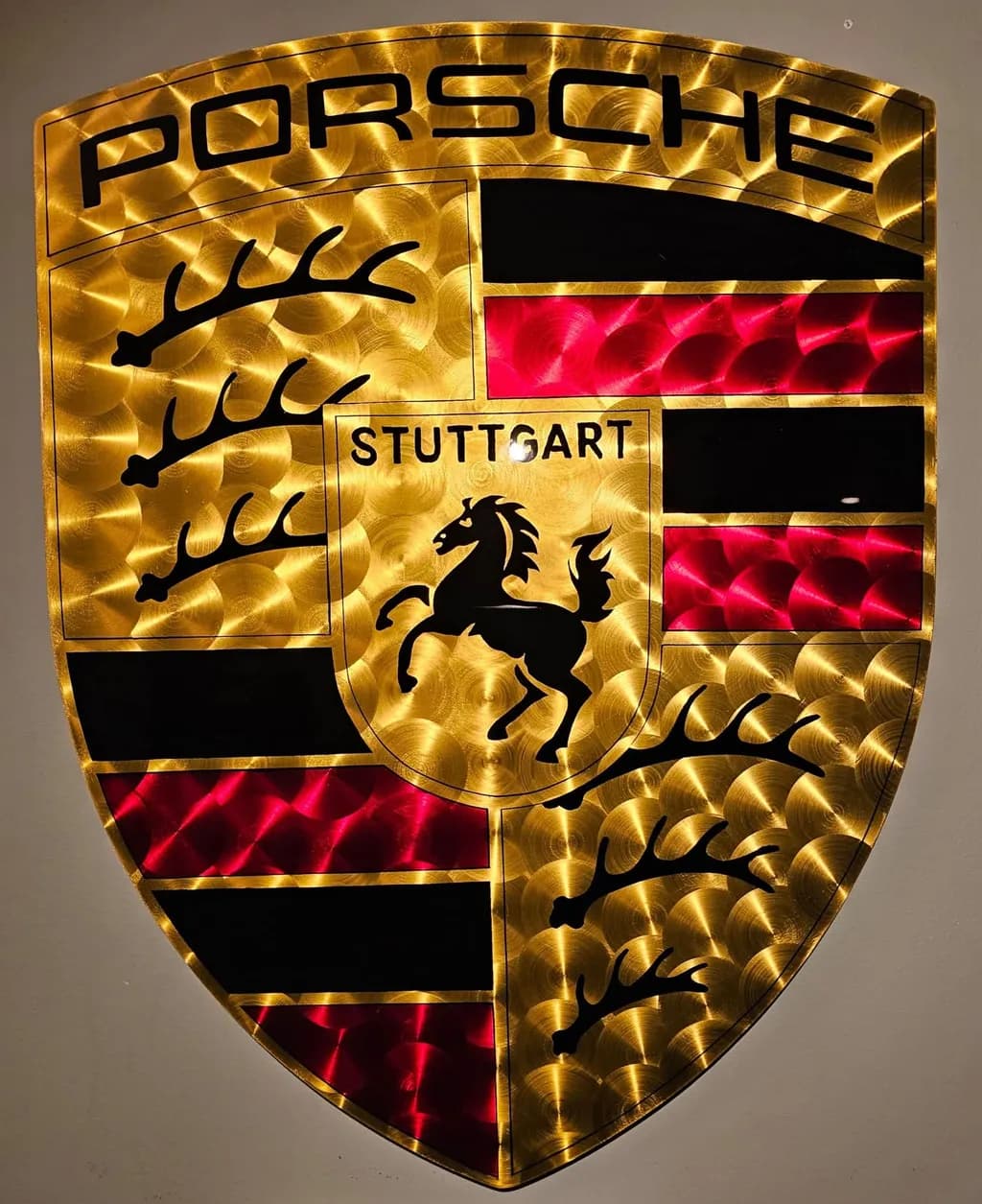 Porsche Emblem Glow