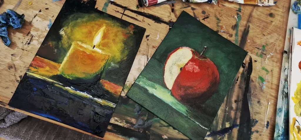 Candle and Apple Duo