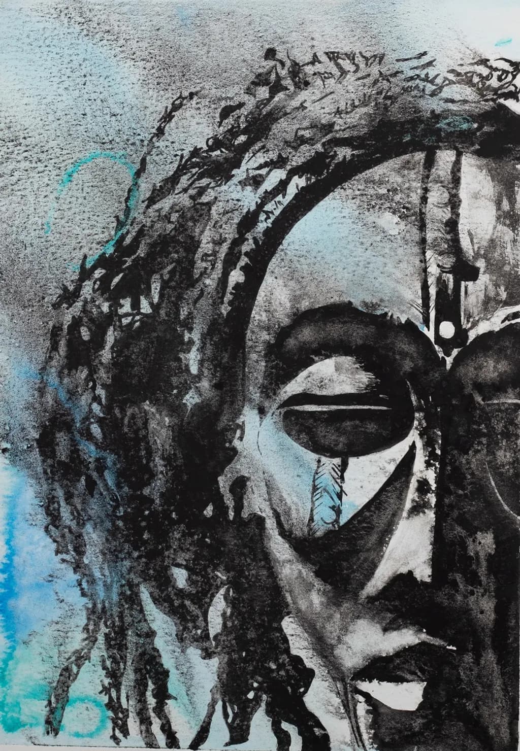 Afrikan Mask Study
