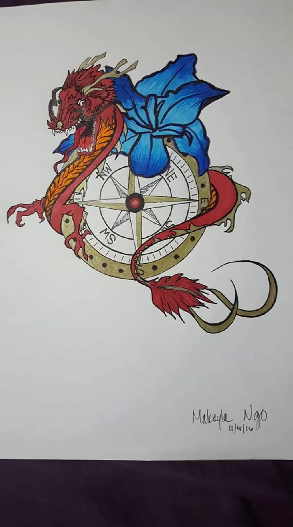 Dragon Compass Bloom