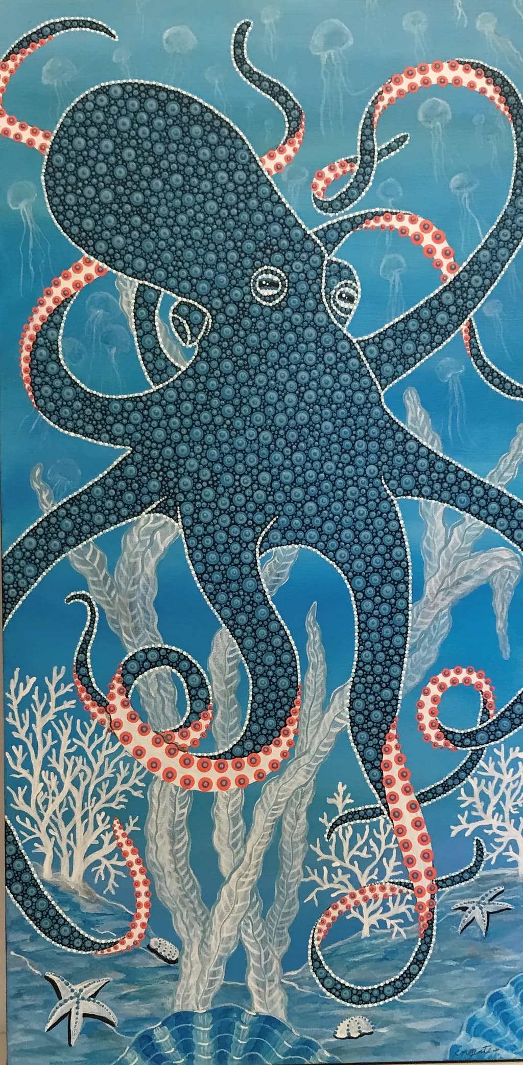 Blue Dotted Octopus