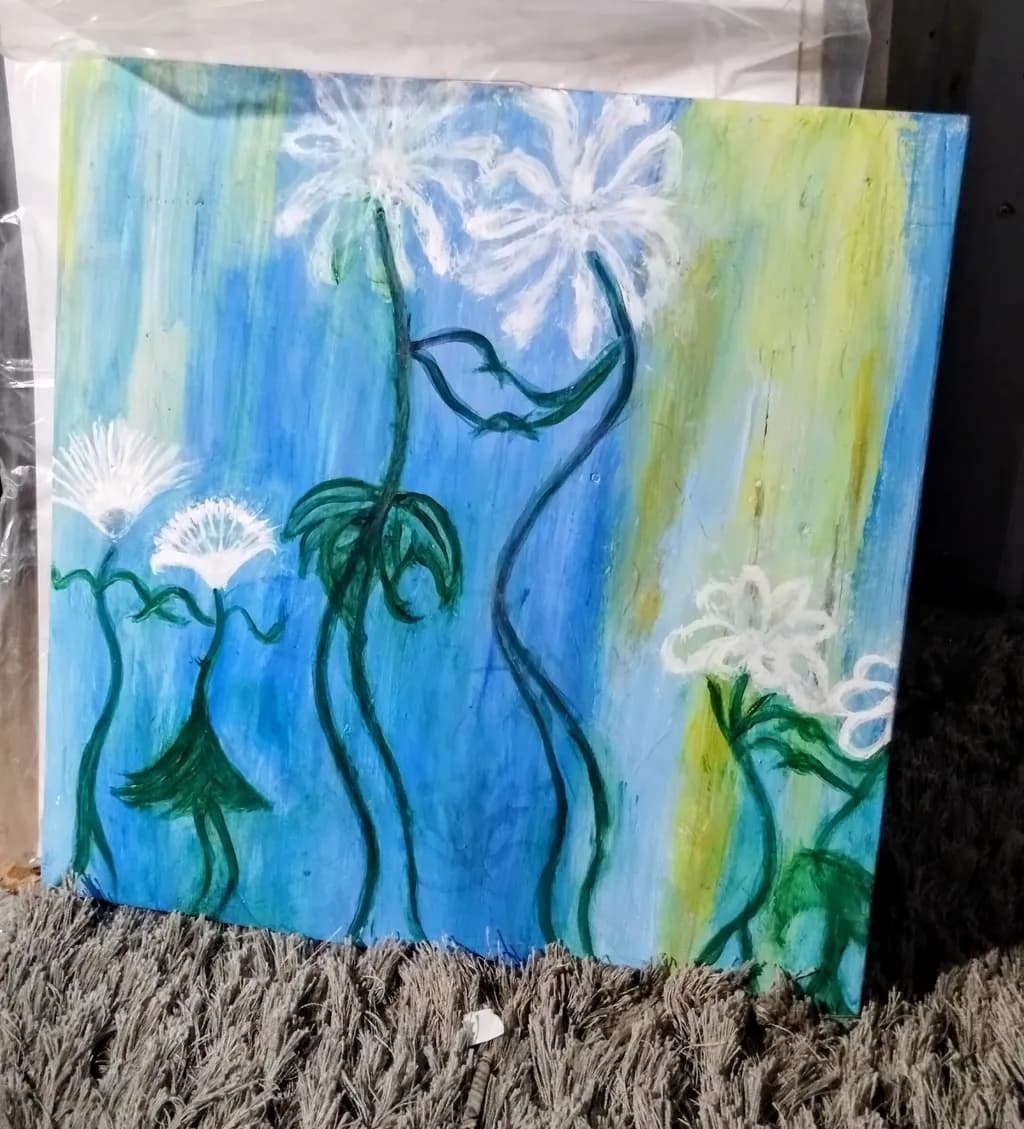 Blue Floral Dance
