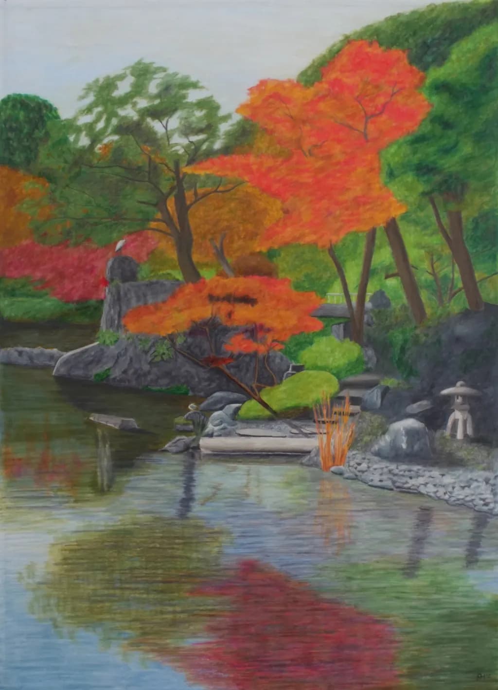 Koishikawa Koraku-en Reflection