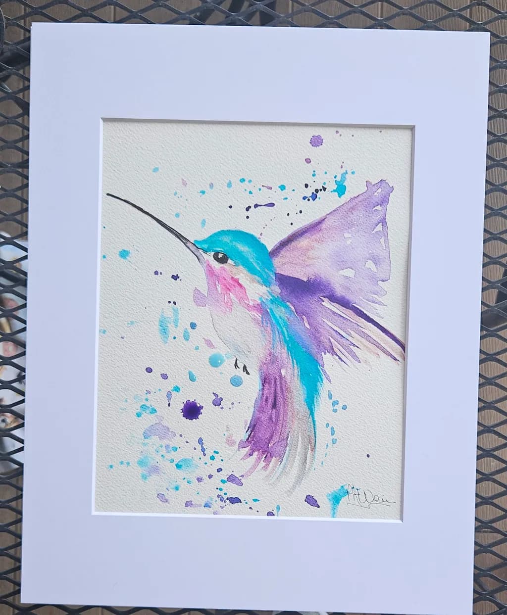 Colorful Hummingbird Flight