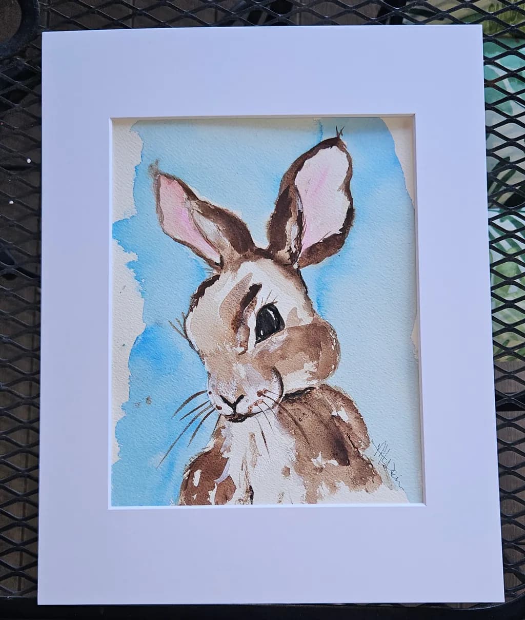 Brown Rabbit Portrait